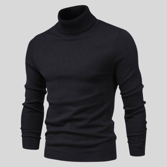 Casual: elegante maglione a collo alto