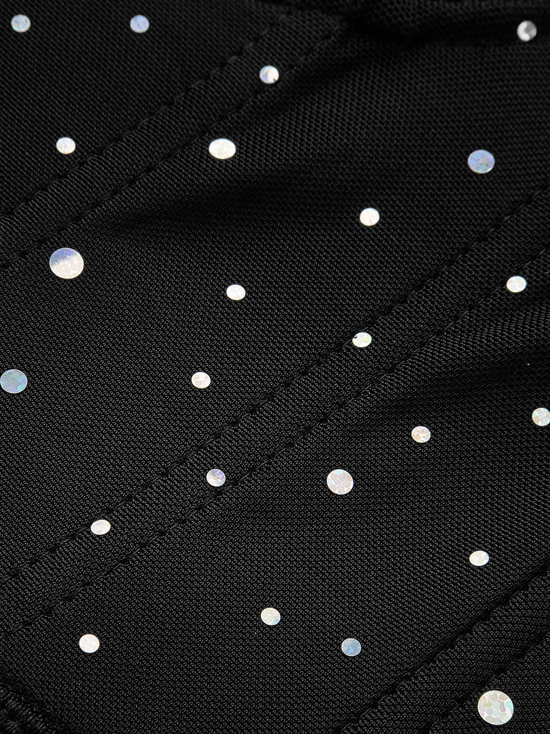 Casuals- Mesh Polka Dot Corset Top Details