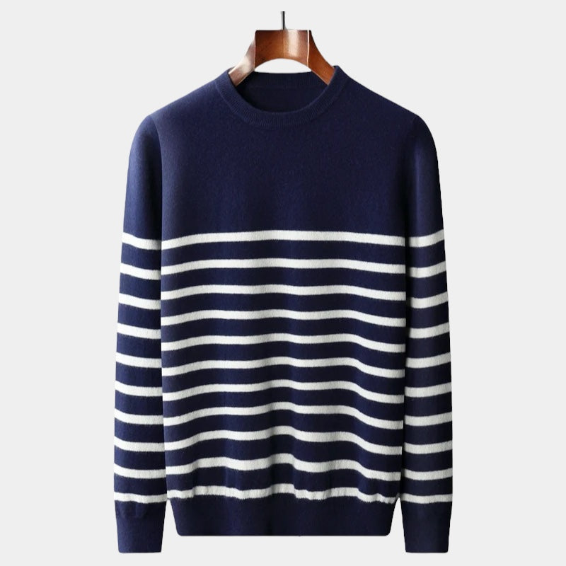 Casuals - Maglione di lana blu scuro