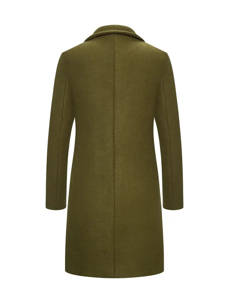 Casuals - Trench lungo di lusso verde oliva