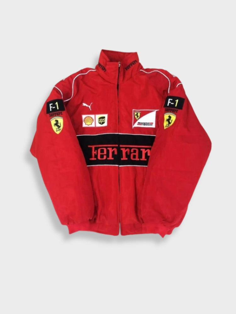 Casuals- Vintage Zwart Ferrari Jas